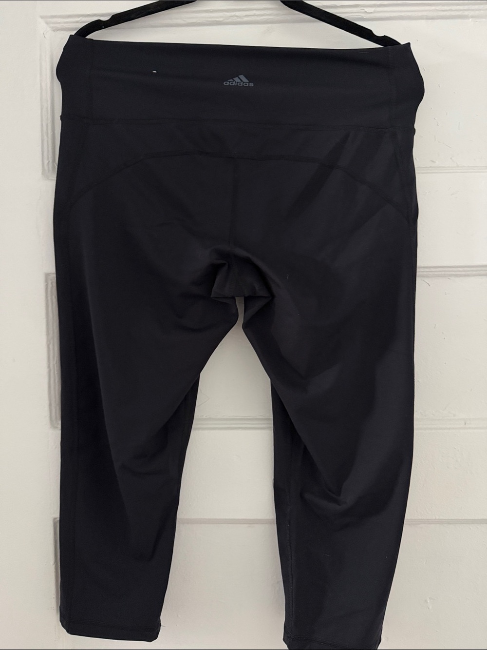adidas Black Girls' Capri Athletic Leggings